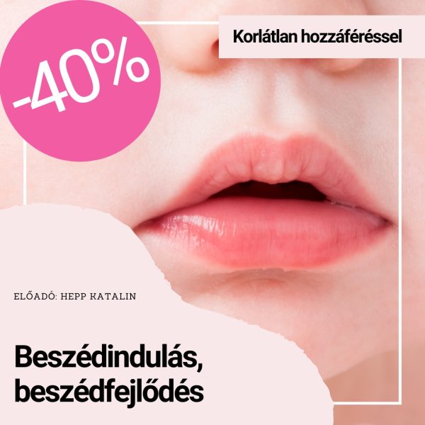 Beszédindulás és beszédfejlődés - korlátlan hozzáféréssel